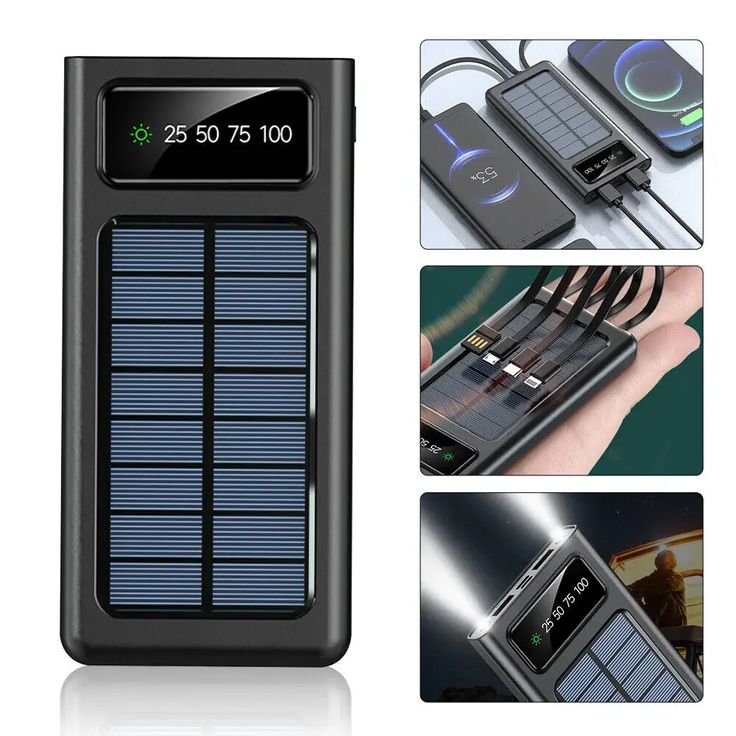 Solar Power Bank  10000 Mah