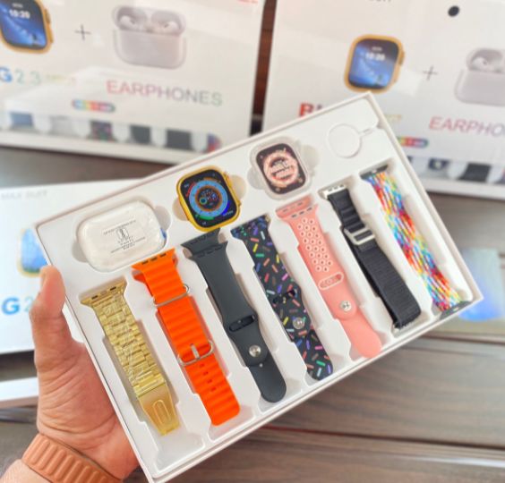 Ultra 2 Smart Watch With 7 Straps