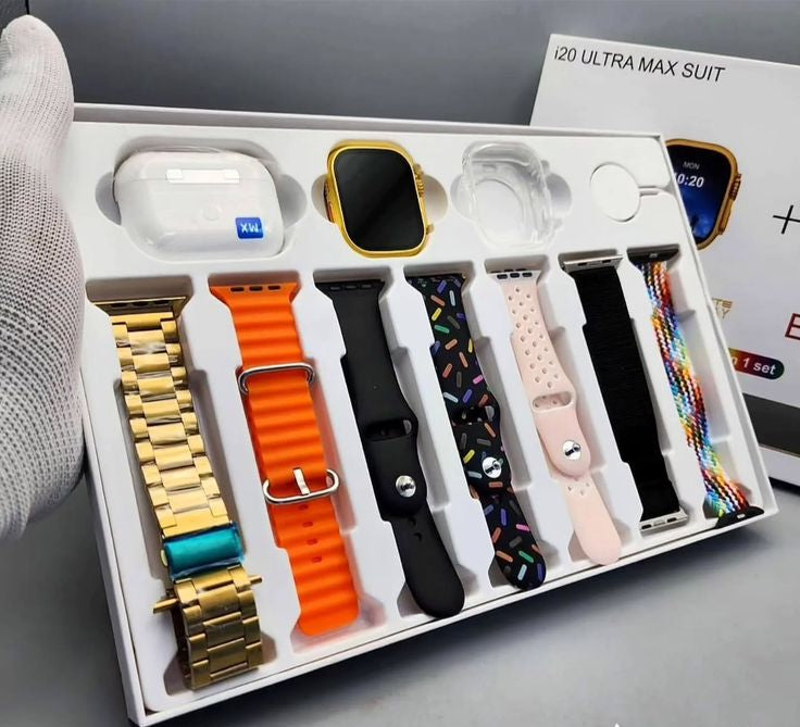 Ultra 2 Smart Watch With 7 Straps