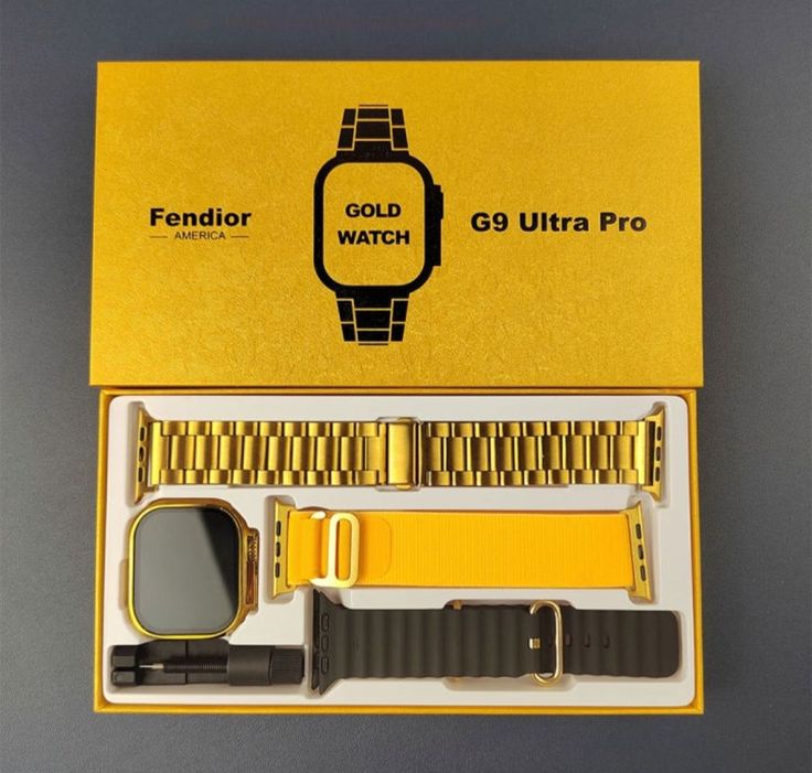 G9 Ultra Pro Smart Watch Golden Edition