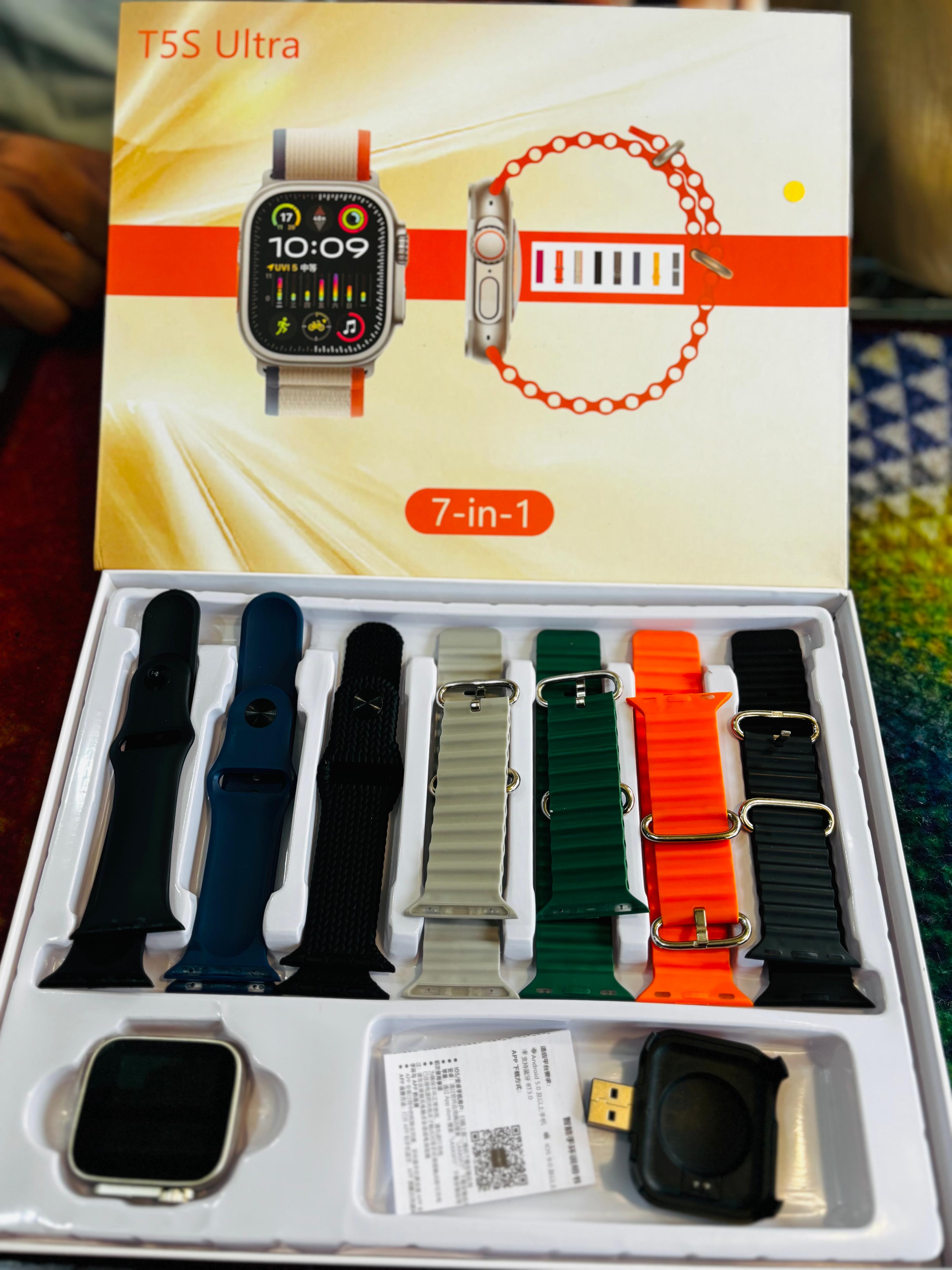 Ultra 2 Smart Watch With 7 Straps