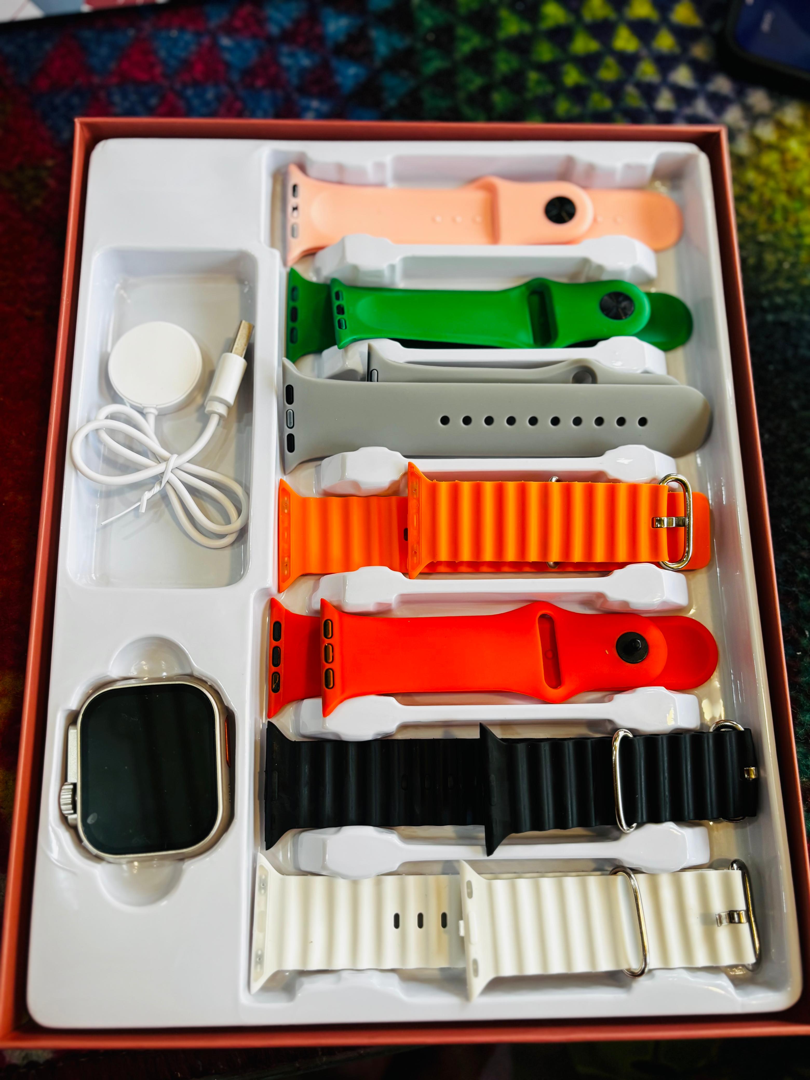Ultra 2 Smart Watch With 7 Straps